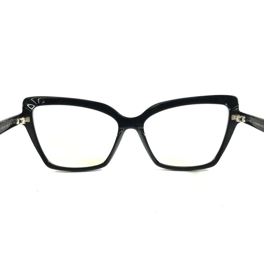 Tom Ford Eyeglasses Frames TF5948-B ECO 001 Black Butterfly Full Rim 55-15-140